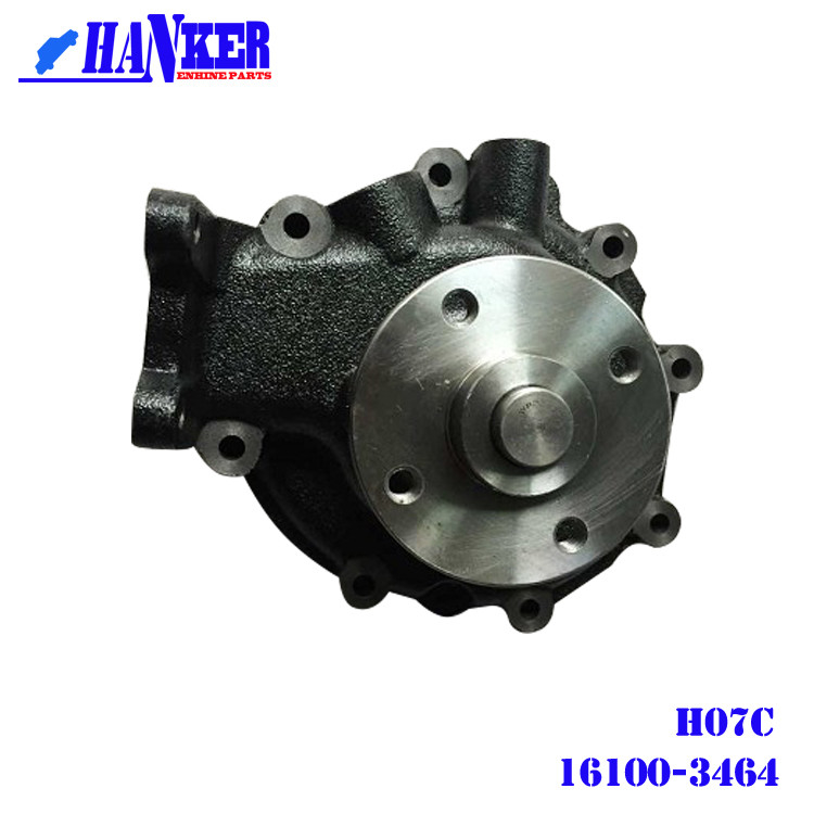 Engine Water Pump H07c 16100-3464 Cast Aluminum Spare Parts For Hino
