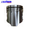 Over Size  0.5 0.75mm Cylinder Liner Piston With Pin 4D35